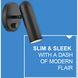 Dax LED 5 inch Black Indoor Wall Sconce Wall Light