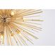 Canada 9 Light 27.5 inch Brass Chandelier Ceiling Light