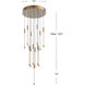 Motif Multi Pendant Ceiling Light in Chrome