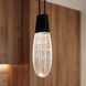 Suspenders LED 48 inch Satin Black Linear Pendant Ceiling Light