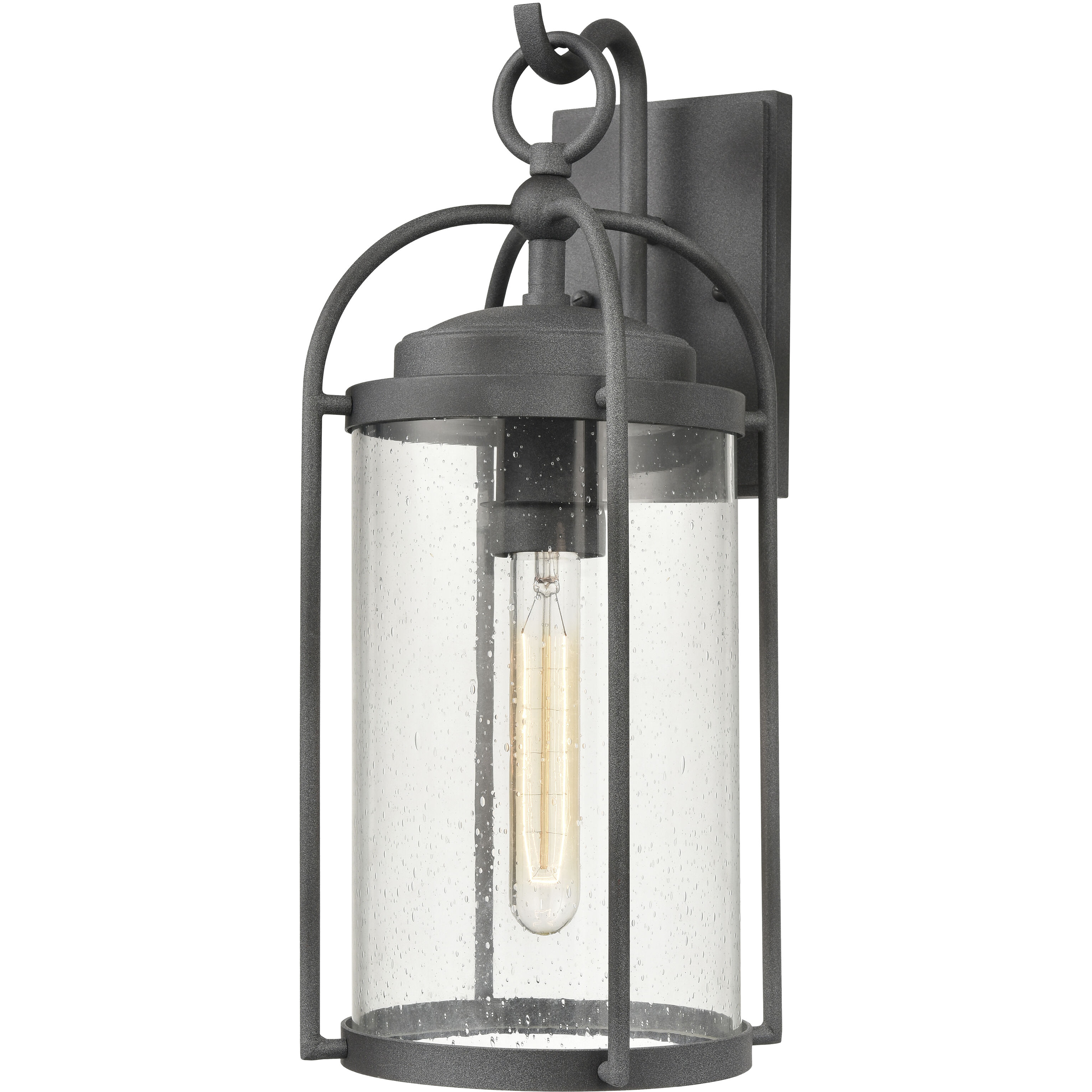 Catalonia 1 Light 17.5 inch Distressed Zinc Outdoor Wall Sconce