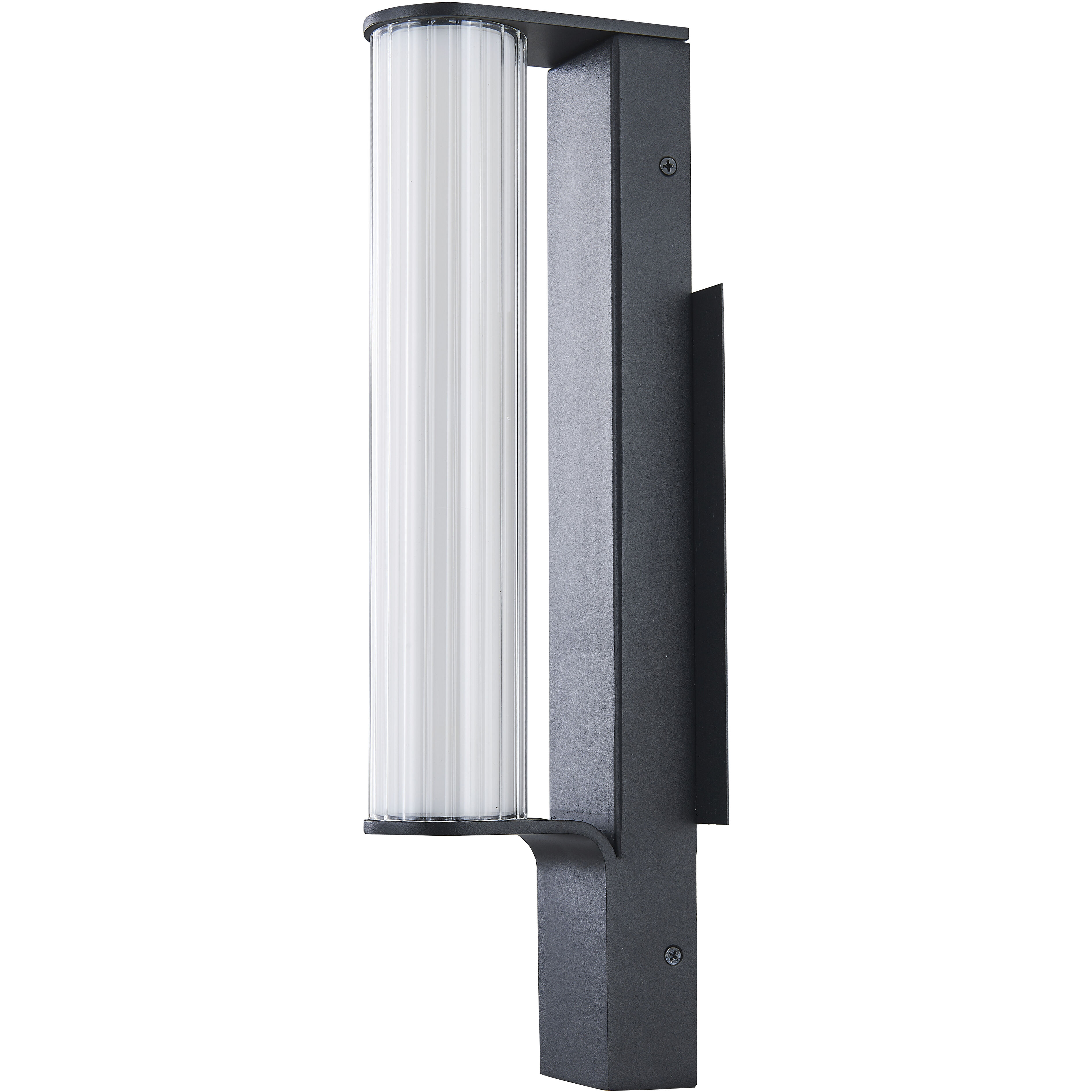 Macie LED 16 inch Matte Black Outdoor Wall Light