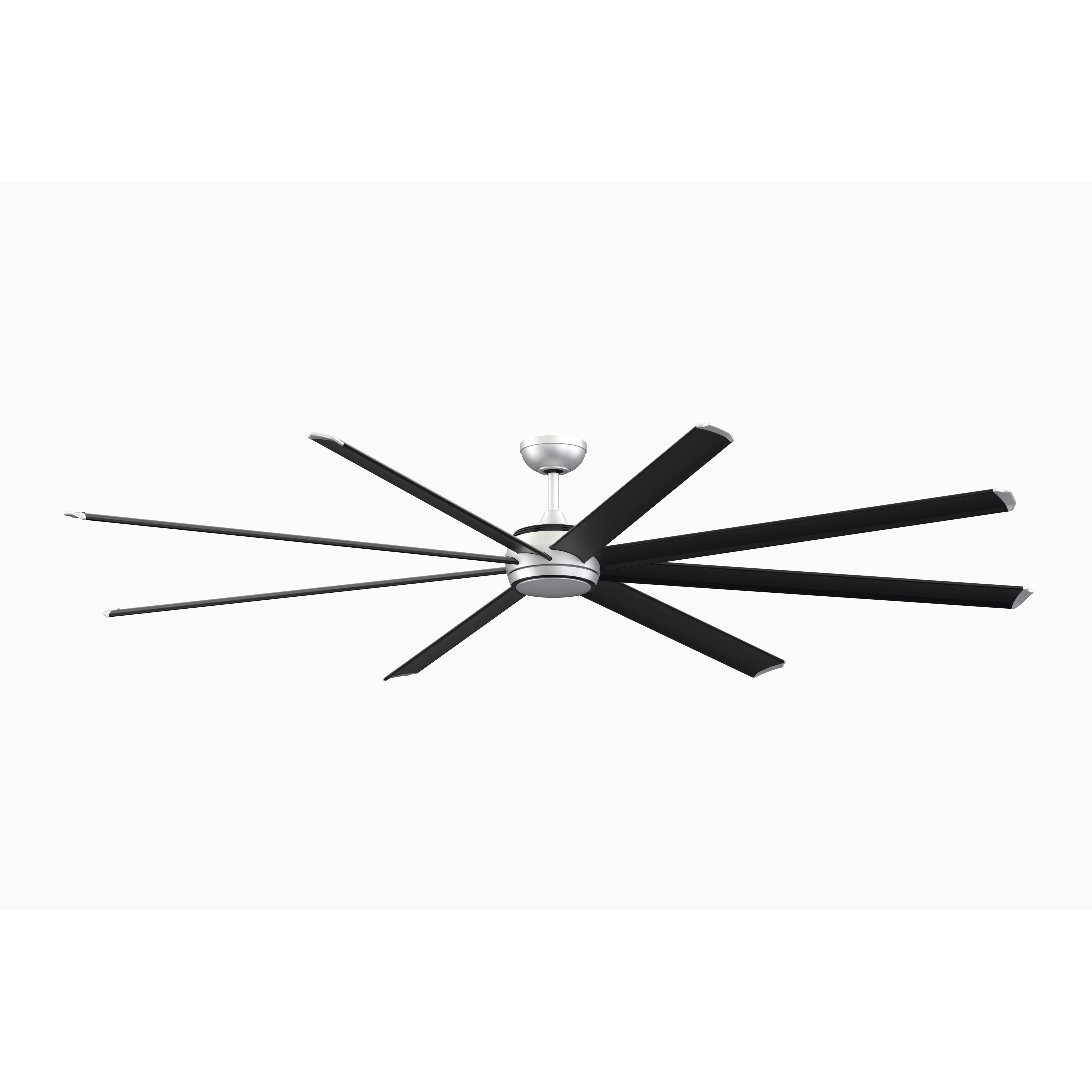 Stellar 96 9.21 inch Silver Fan Motor Only, Blades Sold Separately