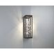 Aerie LED 20 inch Silver and Black Outdoor Wall Sconce, Both Indoor/Outdoor