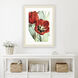 Osteospermum Paeonia Officinalis Tulipa Greigii Tulipa Undulatifolia Red and Brown and Green and Yellow Framed Art