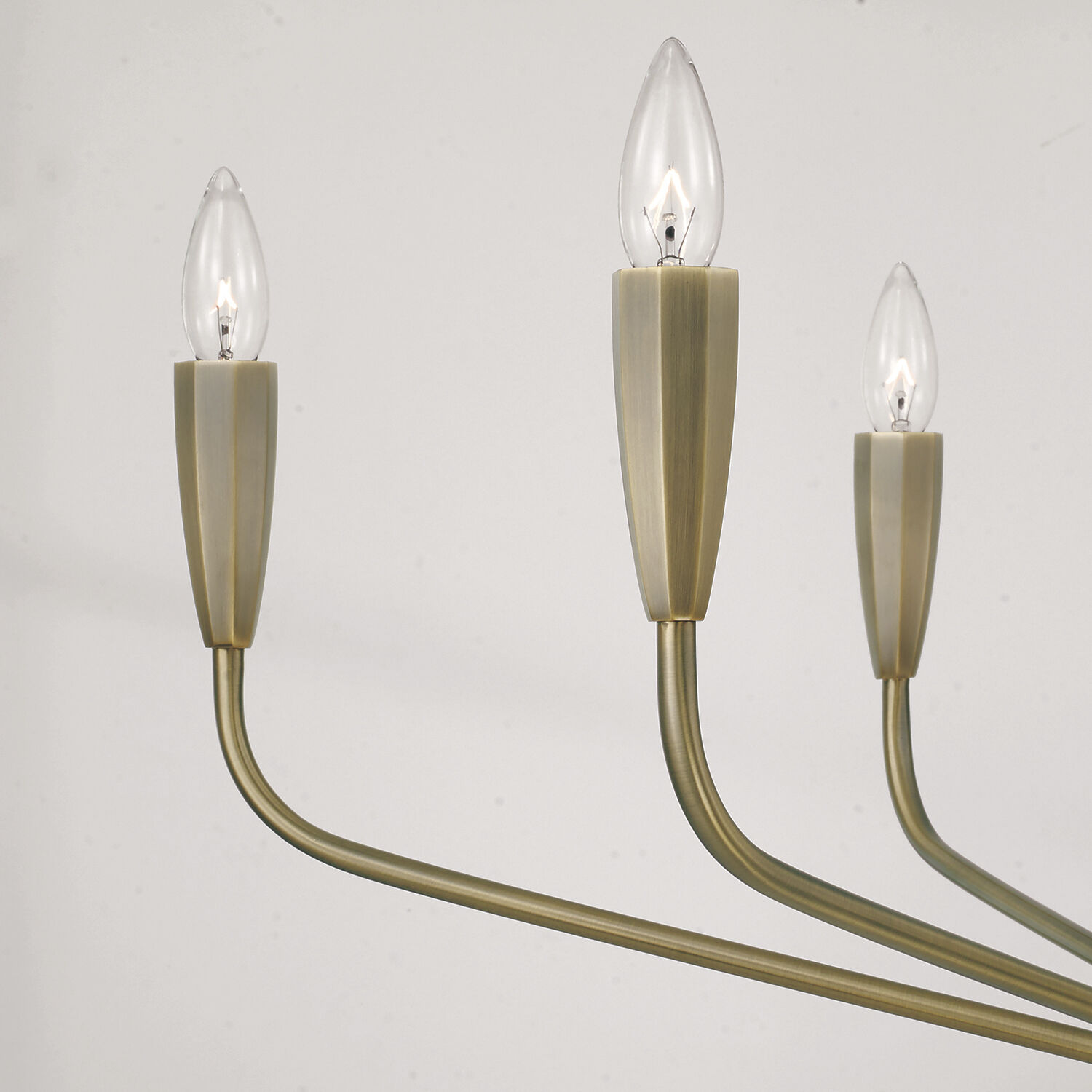 Palmer 6 Light 34.5 inch Antiqued Brass Chandelier Ceiling Light