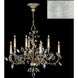 Crystal Laurel 10 Light 43 inch Silver Chandelier Ceiling Light
