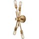 Xenia Sconce Wall Light in Matte Gold