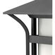 Estate Series Harbor Outdoor Wall Mount Lantern in Satin Black, Large