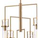 Jayden 6 Light 24.25 inch Lacquered Gold Chandelier Ceiling Light