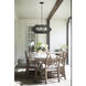 Lisa McDennon Open Air Luca LED 28 inch Black Outdoor Chandelier in 12V LED
