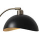 Luna Bella 15 inch 9 watt Weathered Brass Table Lamp Portable Light