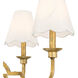 Cheshire 31.25 inch 60.00 watt Vintage Gold Chandelier Ceiling Light