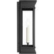 C&M by Chapman & Myers Cupertino 1 Light 10.25 inch Textured Black Outdoor Wall Lantern
