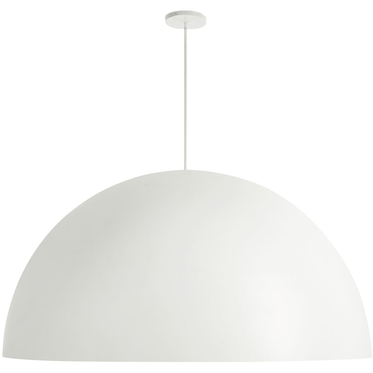 Elias 10 Light 59 inch Matte White Pendant Ceiling Light in 59" D x 59" W x 30.5" H, Matte White with Champagne Gold interior, EVOLV