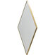 Diamond 40.4 X 18.9 inch Gold/Silver Wall Mirror