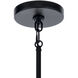 Emmala 6 Light 27 inch Black Chandelier Ceiling Light, Medium