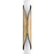 Crescendo 2 Light 5.25 inch Natural Brass Wall Sconce Wall Light