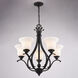 Monrovia 5 Light 26 inch Oil Rubbed Bronze Chandelier Ceiling Light