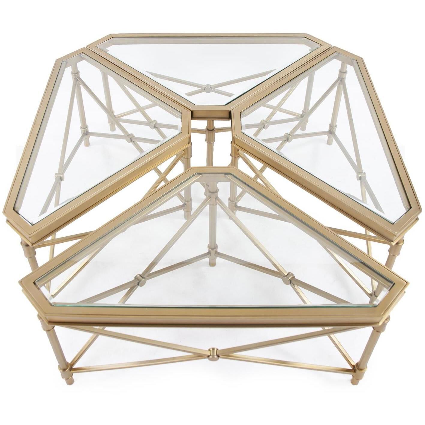 Wertheimer 42 X 16.5 inch Gold Coffee Table