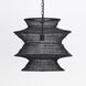 Krabi 1 Light 22.5 inch Black Single Pendant Ceiling Light