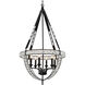 Canada 6 Light 24 inch Matte Black Chandelier Ceiling Light