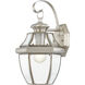 Monterey 1 Light 13 inch Brushed Nickel Outdoor Wall Lantern