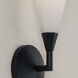 Gatsby 1 Light 5 inch Matte Black Sconce Wall Light