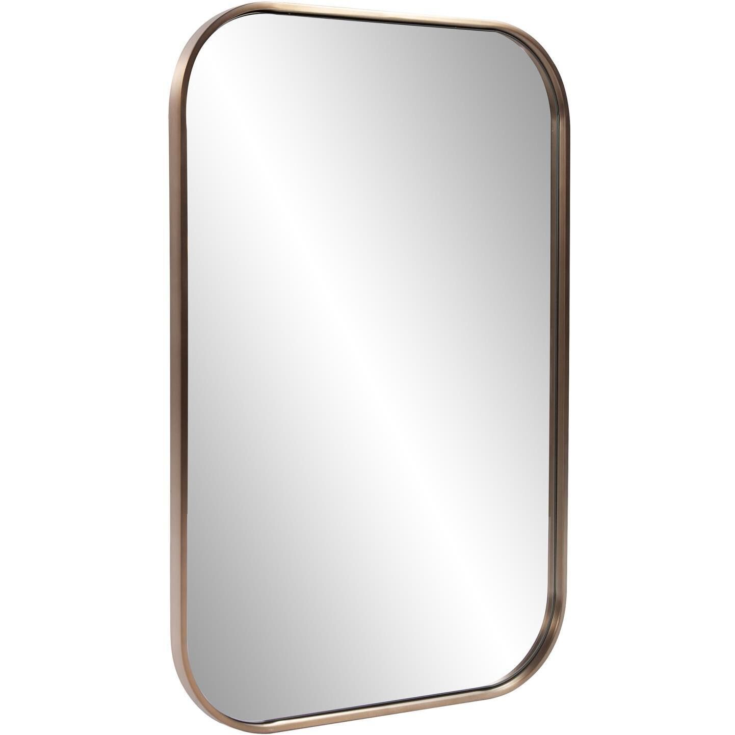 Milo 36 X 24 inch Brass Mirror