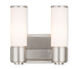 Weston 2 Light 10 inch Brushed Nickel ADA ADA Wall Sconce/ Bath Vanity Wall Light