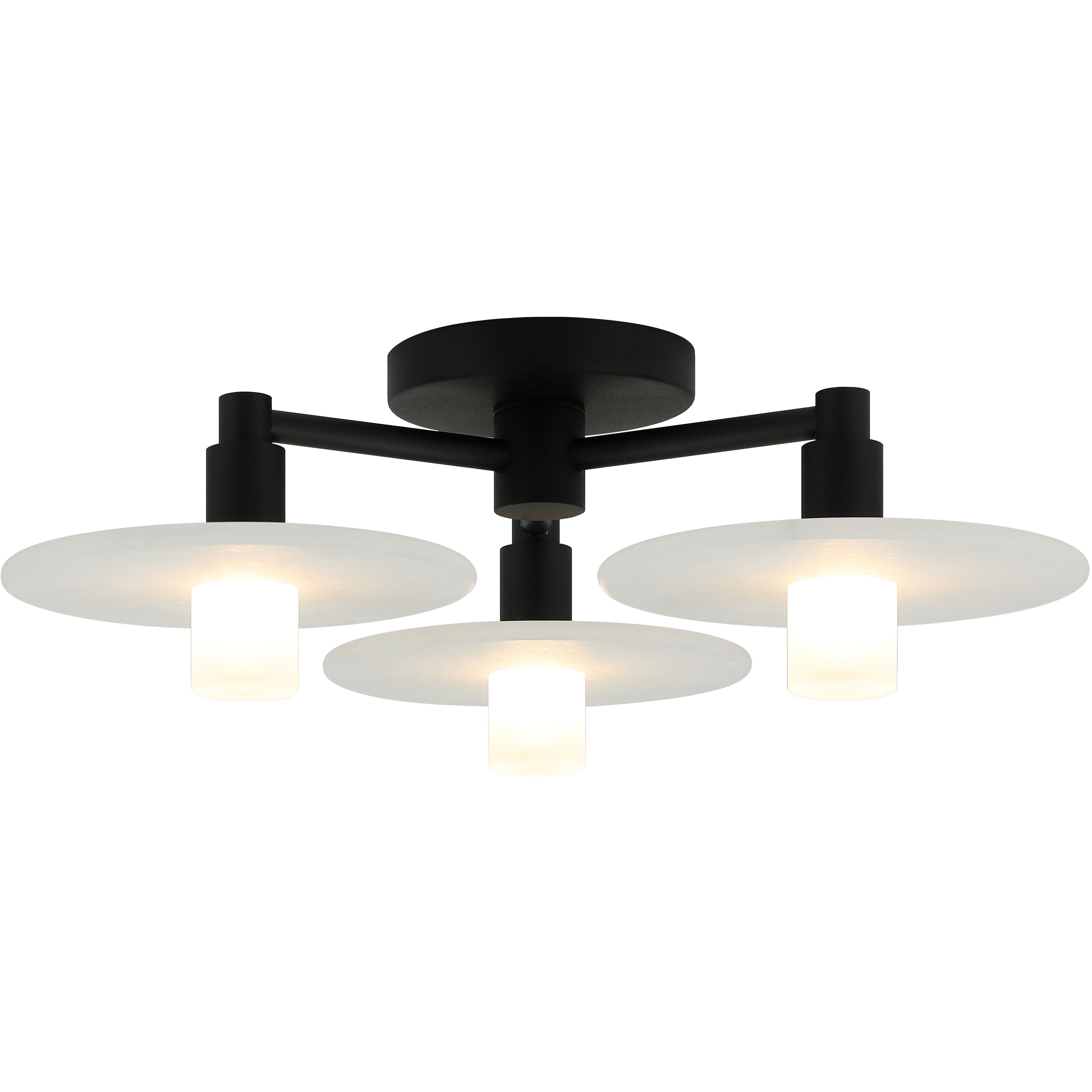 Monument 3 Light 17.13 inch Flush Mount