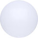 ColorQuick LED 18.9 inch White Flush Mount Ceiling Light