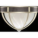 Mirage 3 Light 18.75 inch Gold Flush Mount Ceiling Light