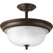 Laurinda 2 Light 13.19 inch Antique Bronze Semi-Flush Mount Convertible Ceiling Light