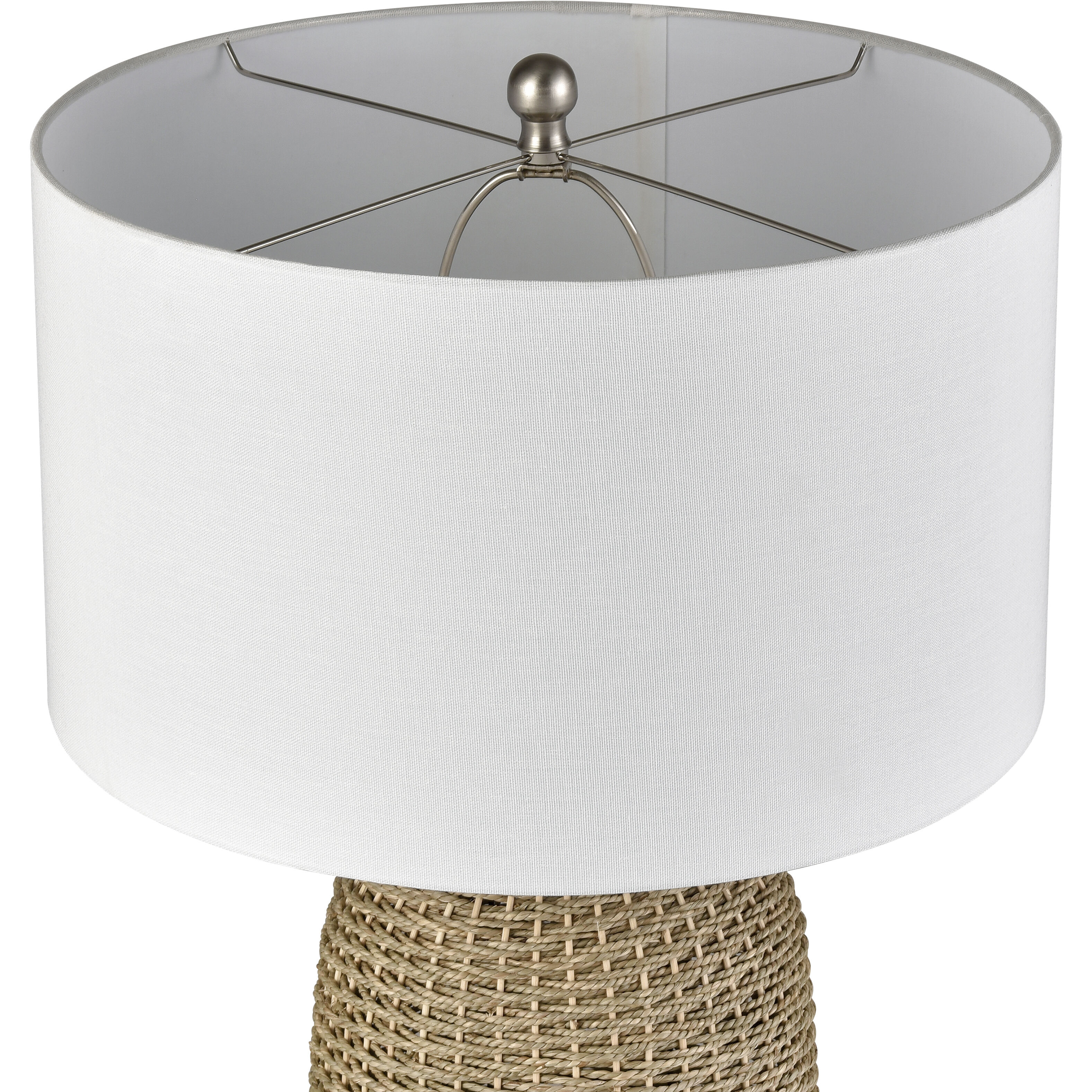 Coe 32 inch 150 watt Natural Table Lamp Portable Light