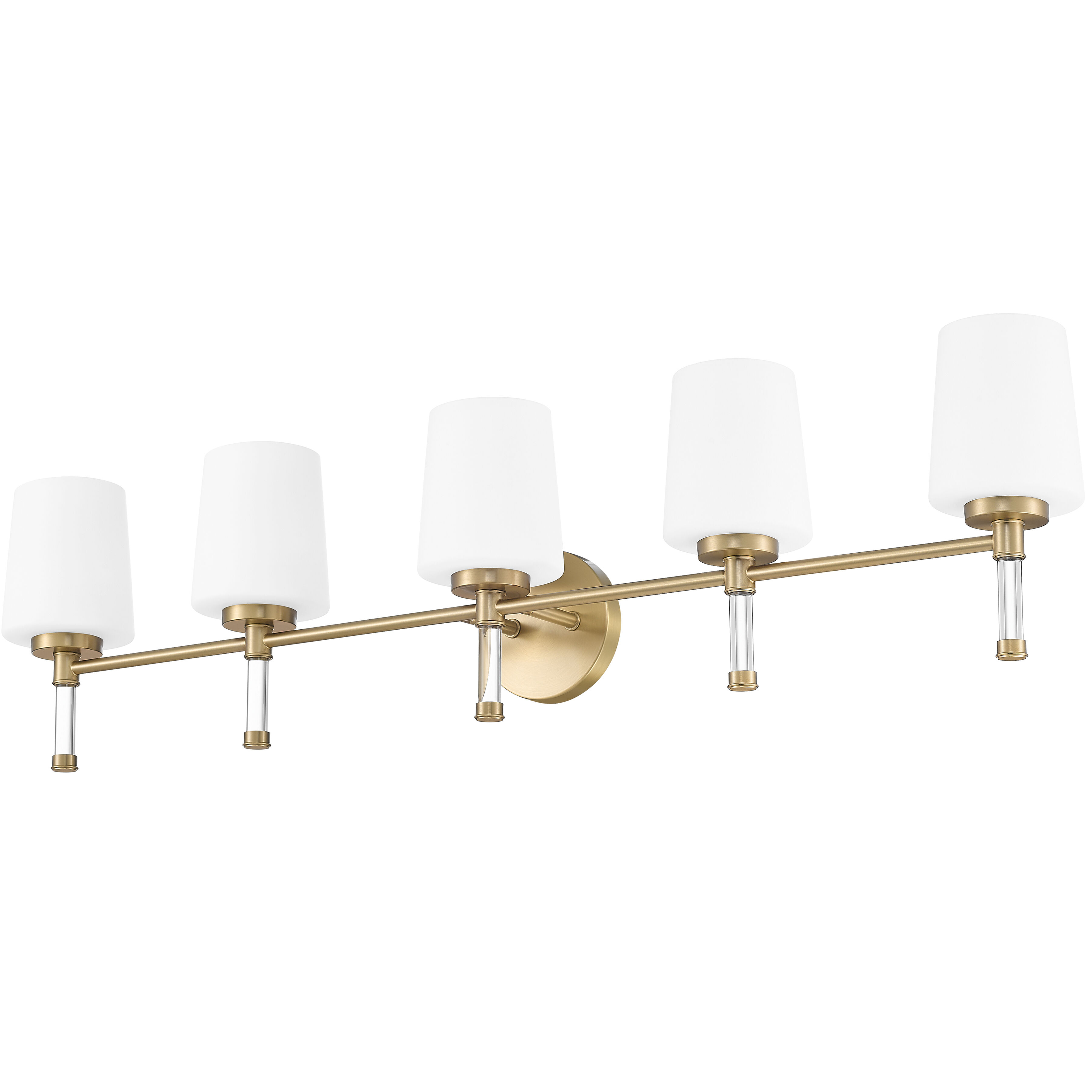 Henri Vanity Wall Light in Modern Gold
