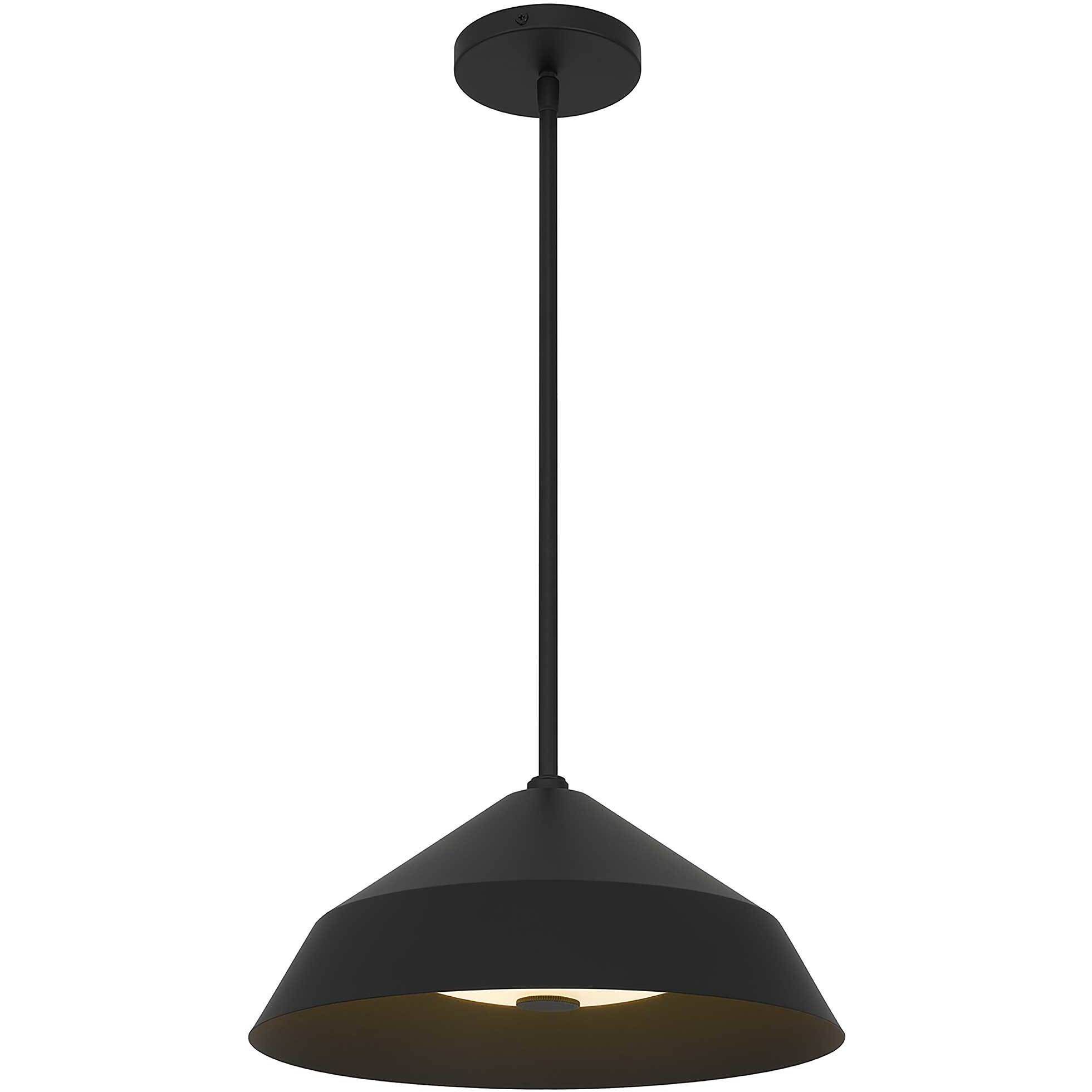 Nin LED 14 inch Sand Black Outdoor Pendant