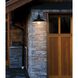 Rayan 1 Light 15 inch Black Outdoor Wall Sconce