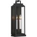 Aspen 2 Light 19 inch Matte Black Outdoor Sconce