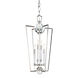 Waterloo 4 Light 17.25 inch Polished Nickel Hanging Lantern Ceiling Light