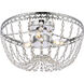 Kylie 3 Light 14 inch Chrome Flush Mount Ceiling Light