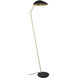 Lindmoor 63.5 inch 60 watt Black Floor Lamp Portable Light