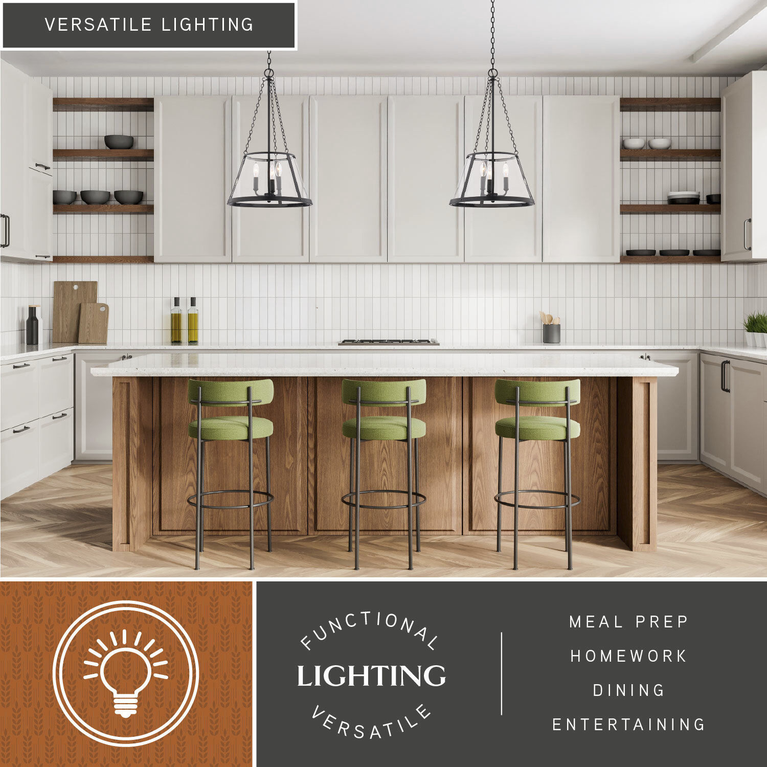 Rochester 3 Light 16.25 inch Matte Black Pendant Ceiling Light