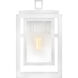 Coastal Elements Estate Series Republic 1 Light 12 inch Textured White Outdoor Wall Mount