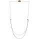 Ayers LED 59 inch Champagne Gold and Black and Brown Linear Chandelier Ceiling Light