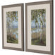Aspen Spring Green and Brown and Neutral and Multi Framed Art, Propac