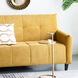 Large Biscuit Tufted Mustard Sofa