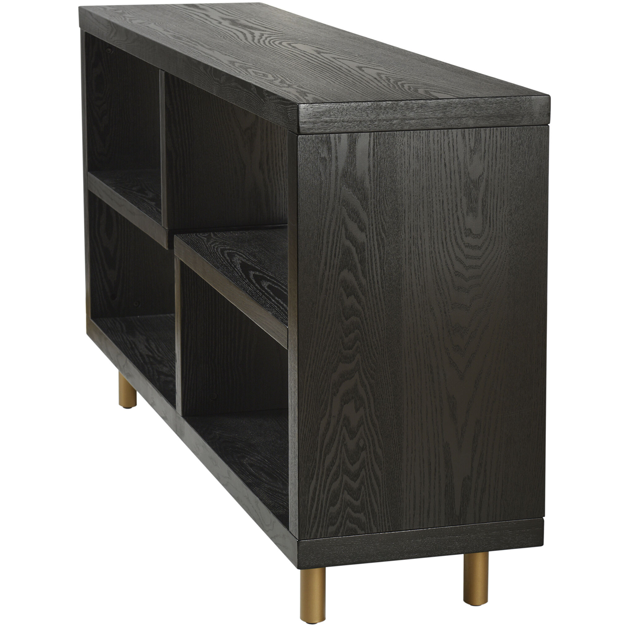 Norman Wyatt Home 60 X 15.8 inch Ebony Woodgrain Console
