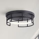 Amora LED 15 inch Matte Black Flush Mount Ceiling Light