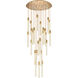 Weston 25 Light 42 inch Satin Gold Pendant Ceiling Light